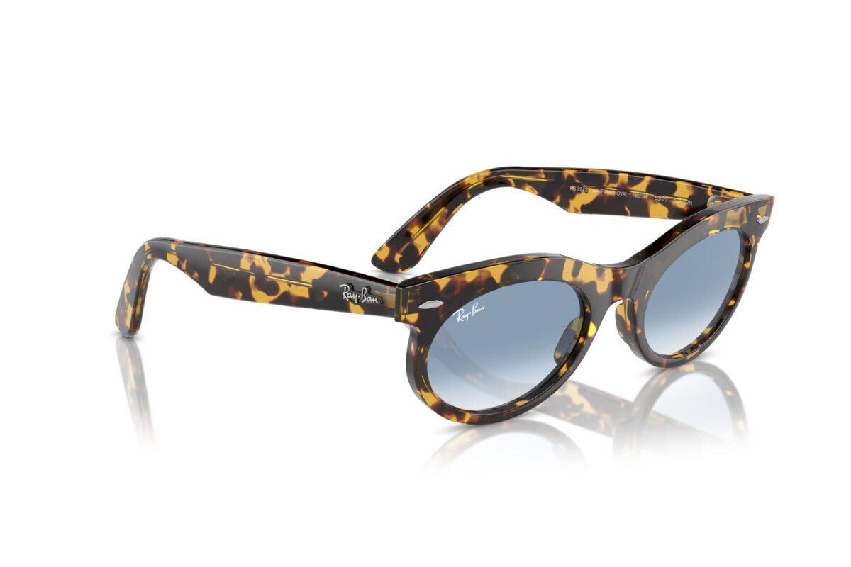 OCCHIALE DA SOLE UNISEX RAY-BAN WAYFARER OVAL RB 2242 (13323F) TAGLIA 53/22/150