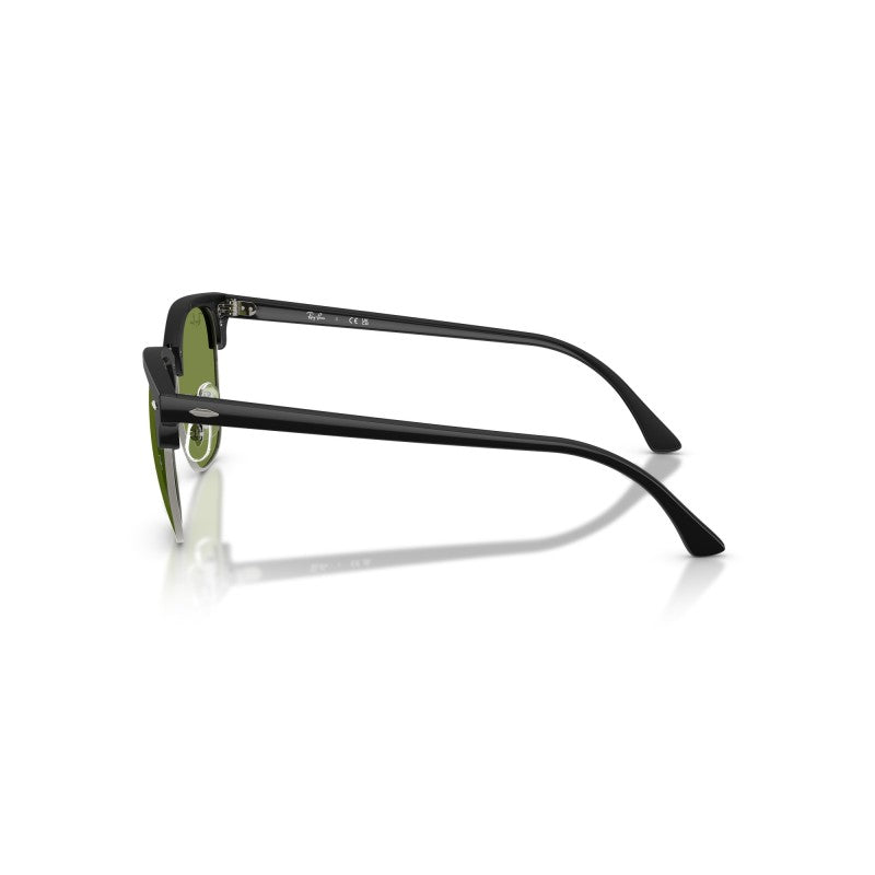 OCCHIALE DA SOLE UNISEX | RAY-BAN RB 3016 - CLUBMASTER 601S4E NERO OPACO SU NERO - CALIBRO 51