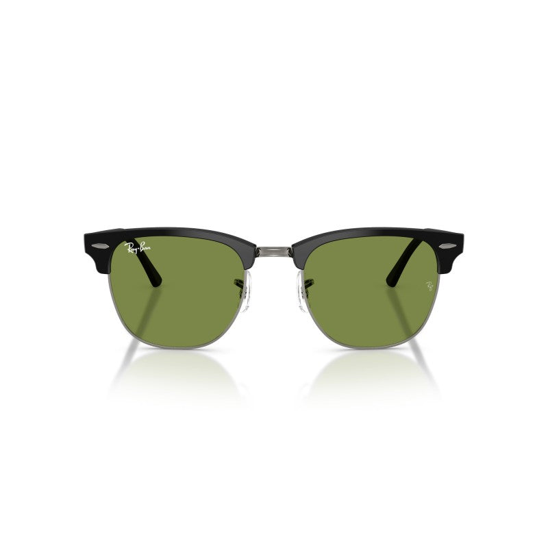 OCCHIALE DA SOLE UNISEX | RAY-BAN RB 3016 - CLUBMASTER 601S4E NERO OPACO SU NERO - CALIBRO 51