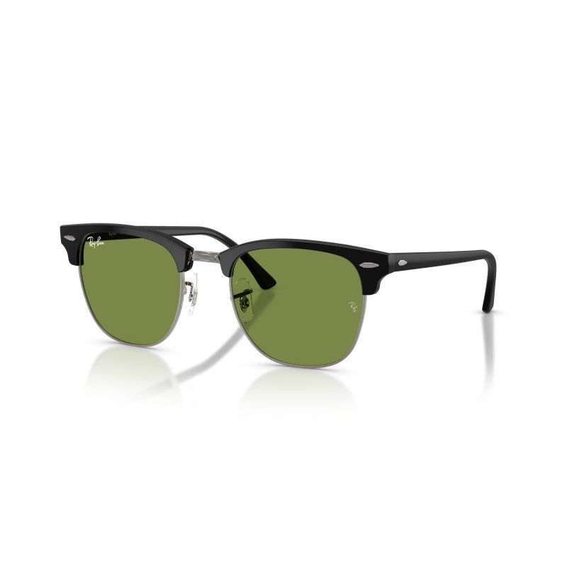 OCCHIALE DA SOLE UNISEX | RAY-BAN RB 3016 - CLUBMASTER 601S4E NERO OPACO SU NERO - CALIBRO 51