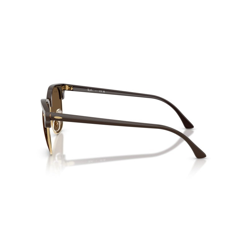 OCCHIALE DA SOLE UNISEX | RAY-BAN RB 3016 - CLUBMASTER 687853 MARRONE E ORO - CALIBRO 51
