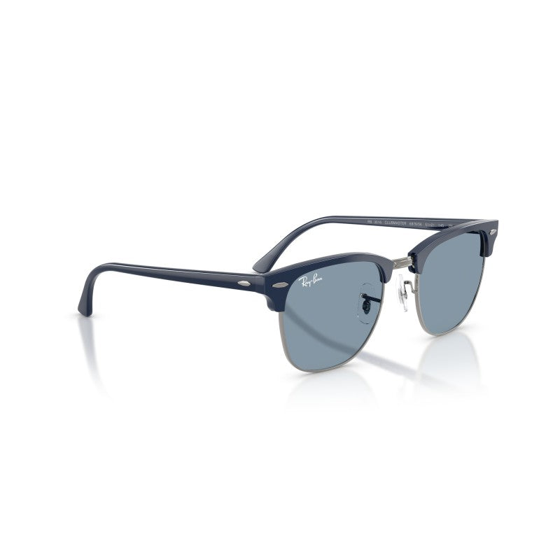 OCCHIALE DA SOLE UNISEX | RAY-BAN RB 3016 - CLUBMASTER 687956 BLU E CANNA DI FUCILE - CALIBRO 51