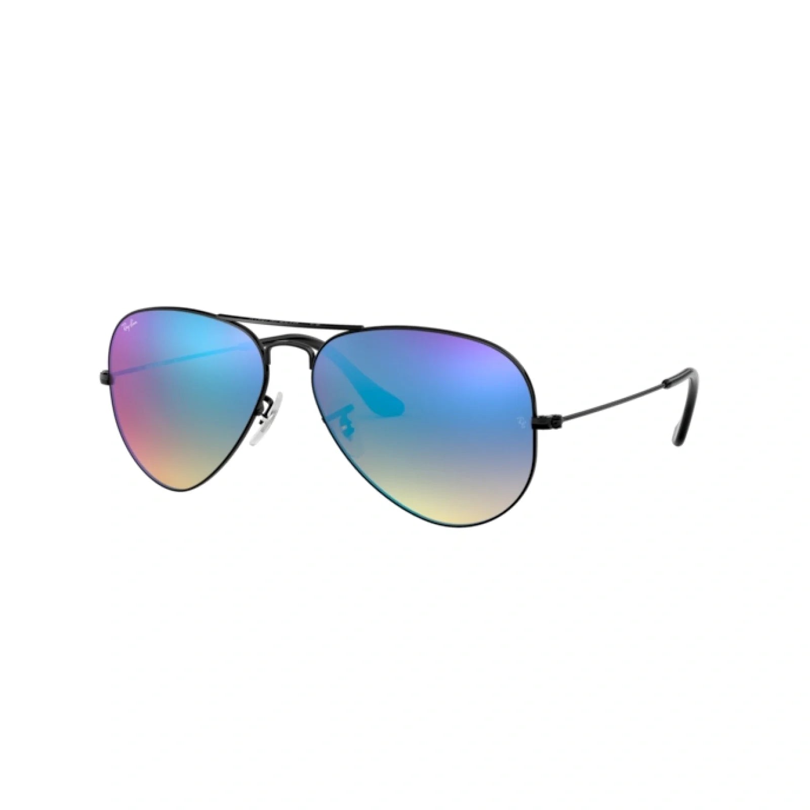 RAY-BAN RB 3025 AVIATOR LARGE METAL 002/4O GLOSS BLACK | UNISEX CALIBER 62 SUNGLASSES 