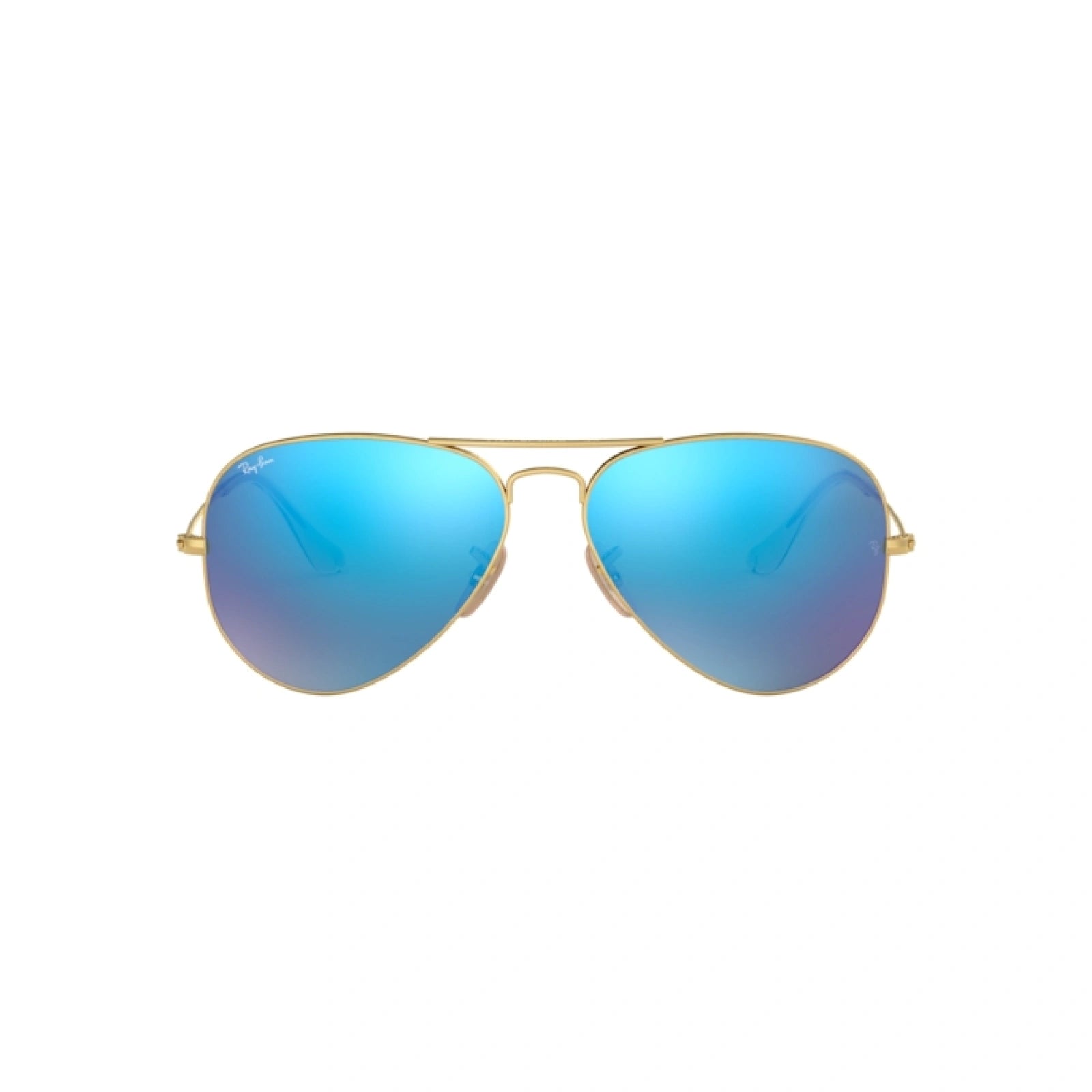 RAY-BAN RB 3025 AVIATOR LARGE METAL 112/17 MATT GOLD | MEN'S CALIBER 58 SUNGLASSES 