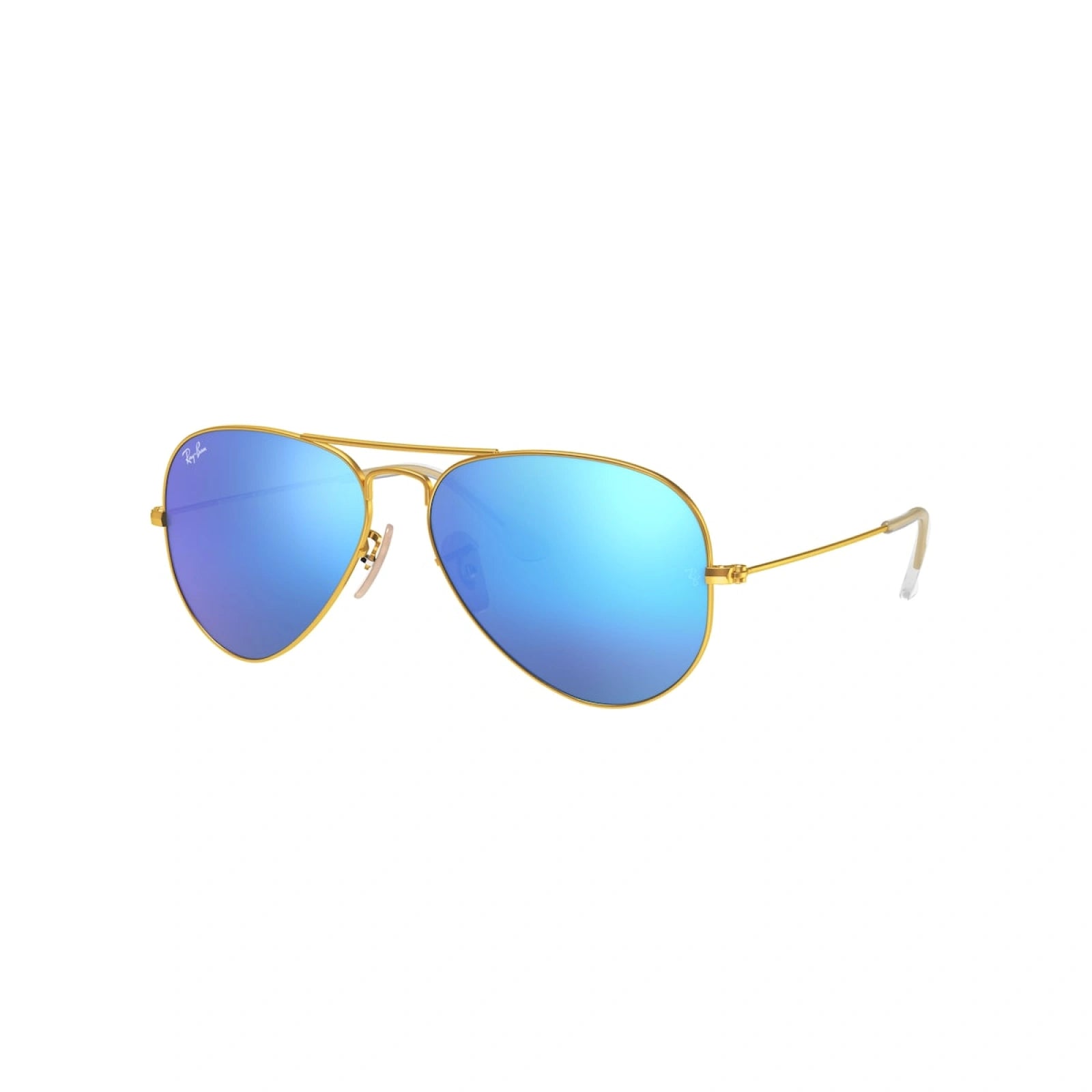 RAY-BAN RB 3025 AVIATOR LARGE METAL 112/17 MATT GOLD | MEN'S CALIBER 58 SUNGLASSES 