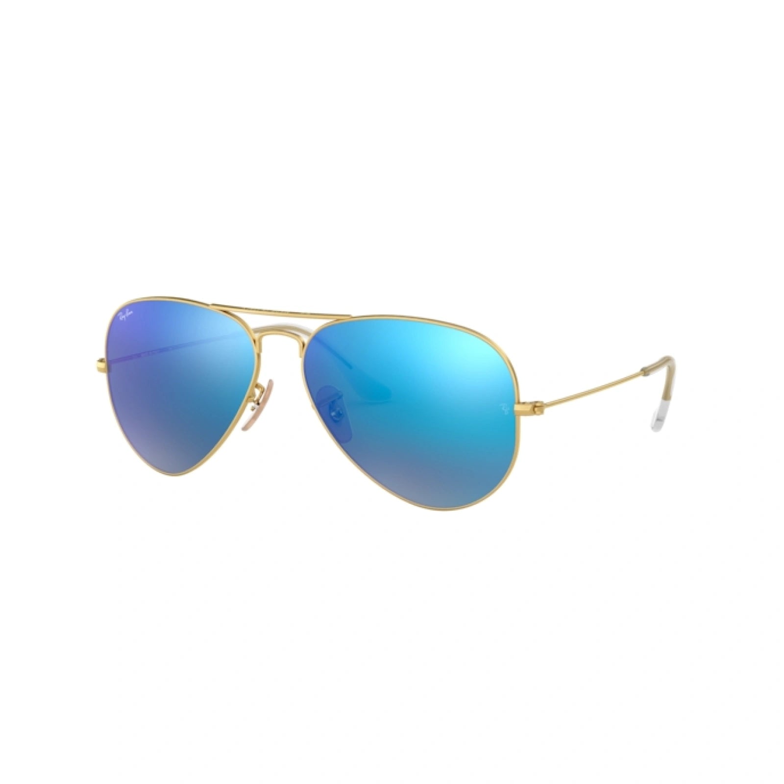 RAY-BAN RB 3025 AVIATOR LARGE METAL 112/17 MATT GOLD | MEN'S CALIBER 58 SUNGLASSES 