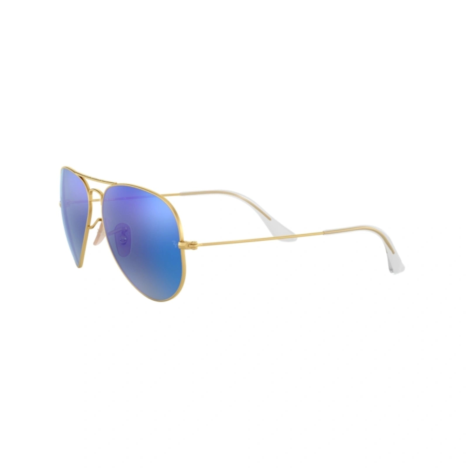 RAY-BAN RB 3025 AVIATOR LARGE METAL 112/17 MATT GOLD | MEN'S CALIBER 58 SUNGLASSES 