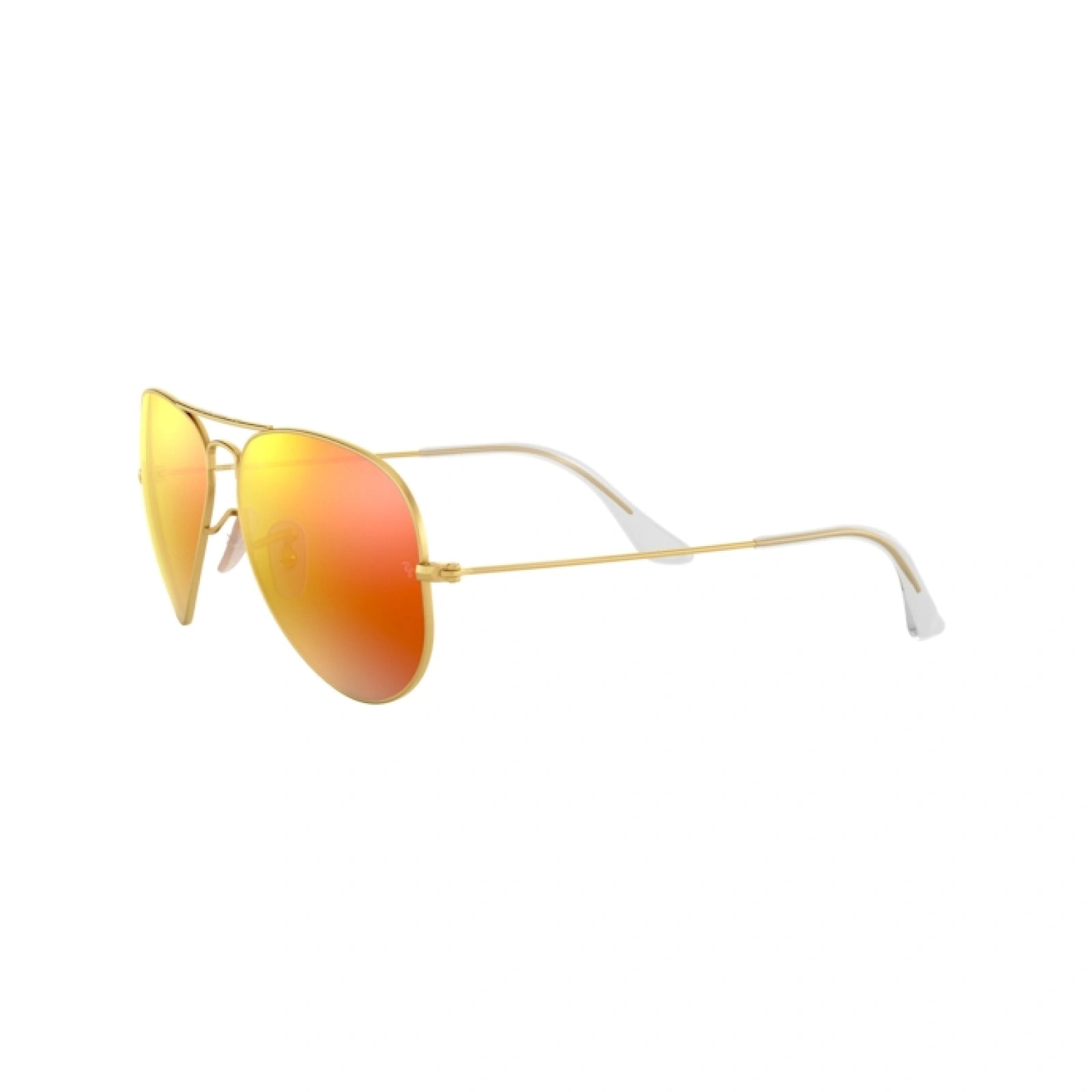 RAY-BAN RB 3025 AVIATOR LARGE METAL 112/4D ORO OPACO | OCCHIALE DA SOLE UOMO
