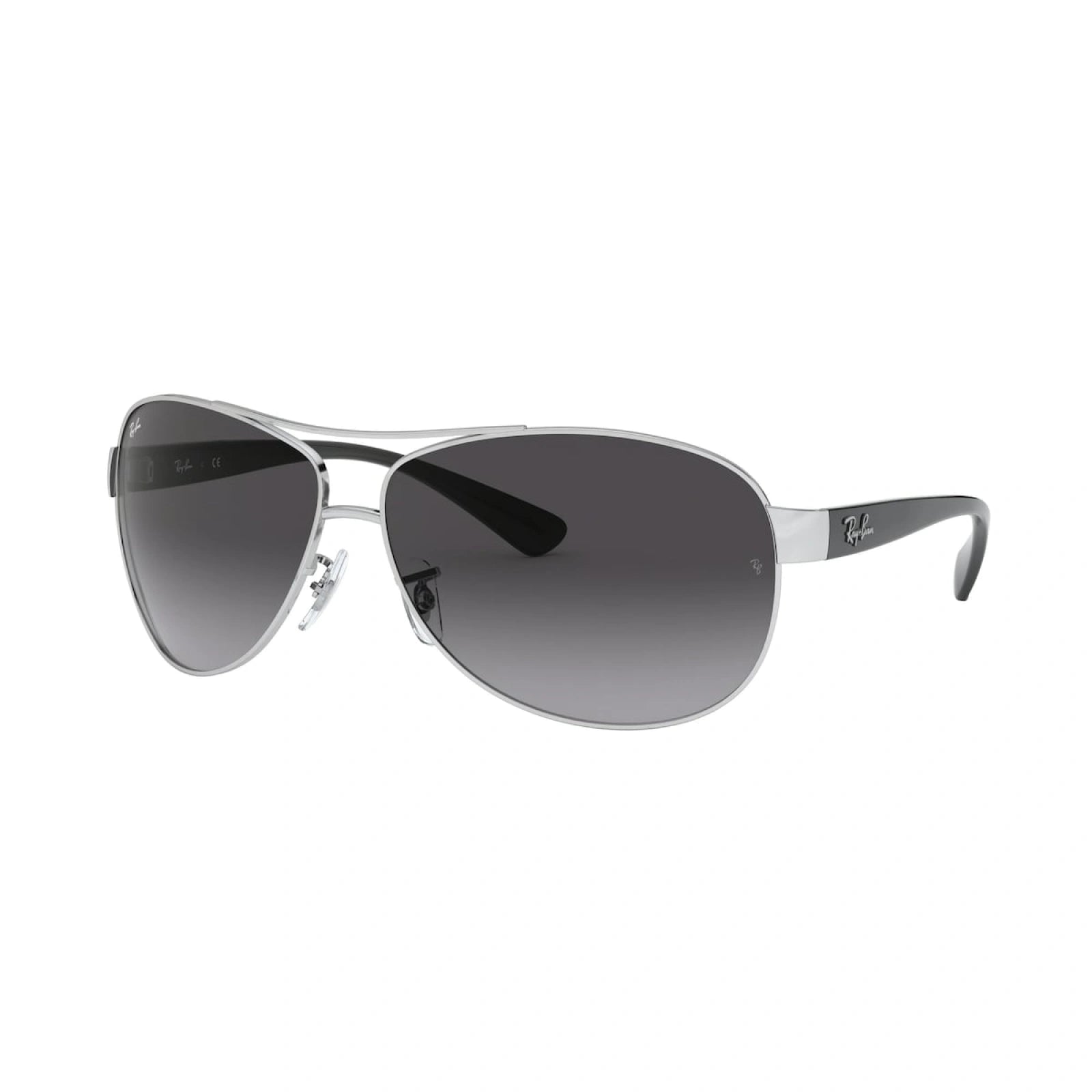 RAY-BAN RB 3386 RB3386 003/8G SILVER | MEN'S CALIBER 63 SUNGLASSES 