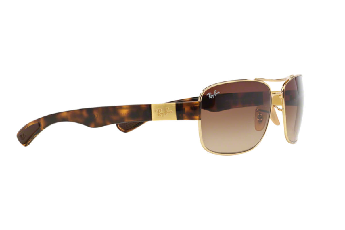 RAY-BAN RB 3522 - 001/13 ARISTA | MEN'S CALIBER 64 SUNGLASSES 