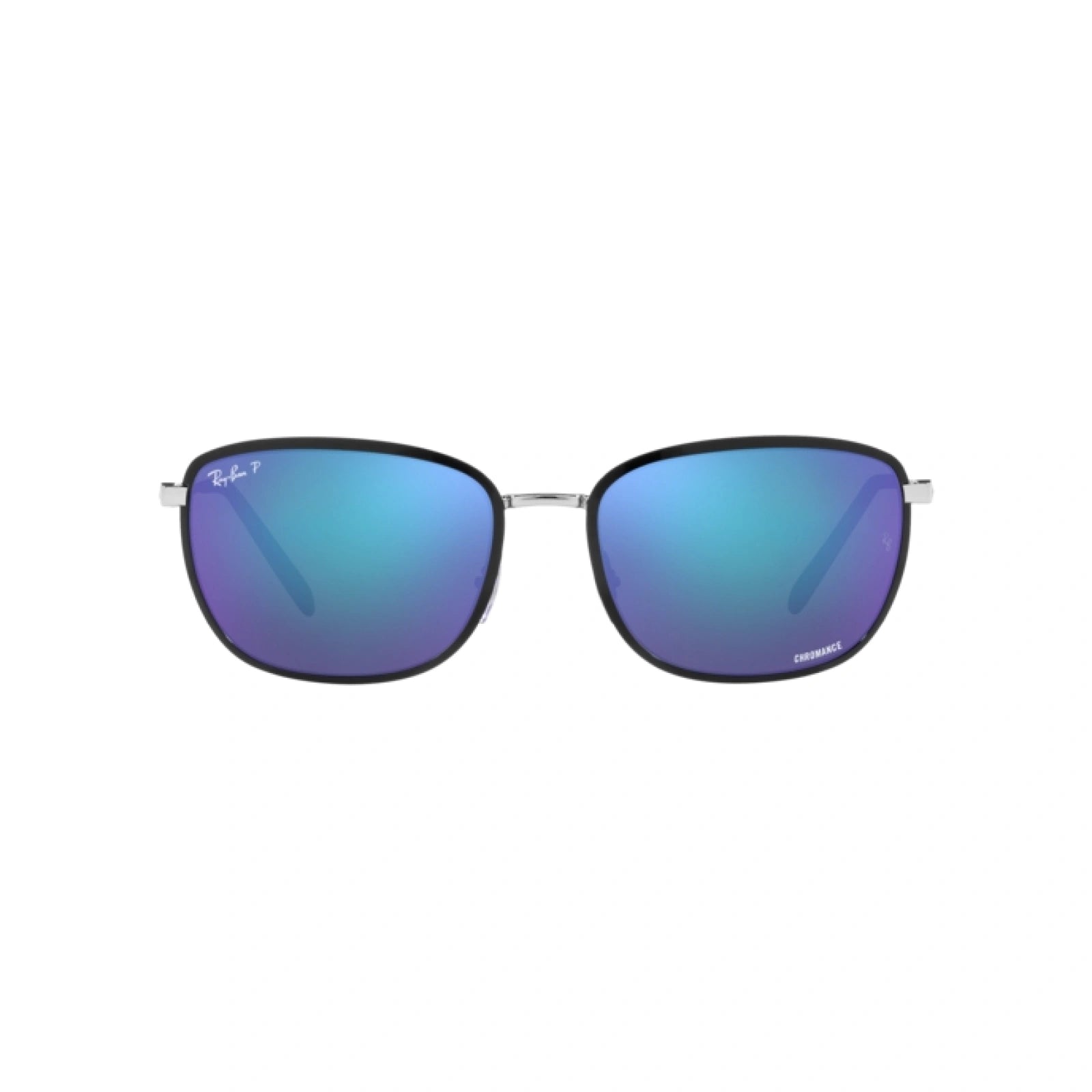 RAY-BAN RB 3705 - 91444L NERO SU ARGENTO | OCCHIALE DA SOLE UNISEX CALIBRO 57