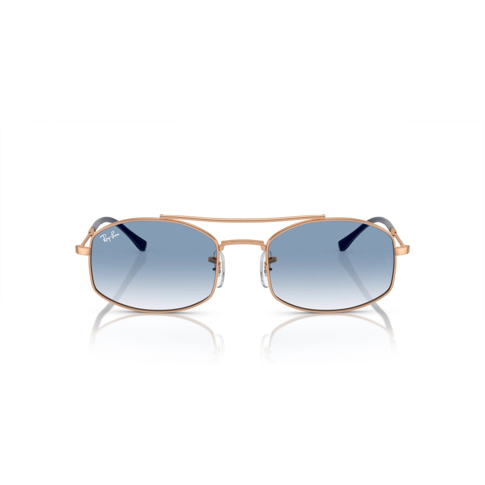 RAY-BAN RB 3719 - 92623F ROSE GOLD | UNISEX CALIBER 51 SUNGLASSES 