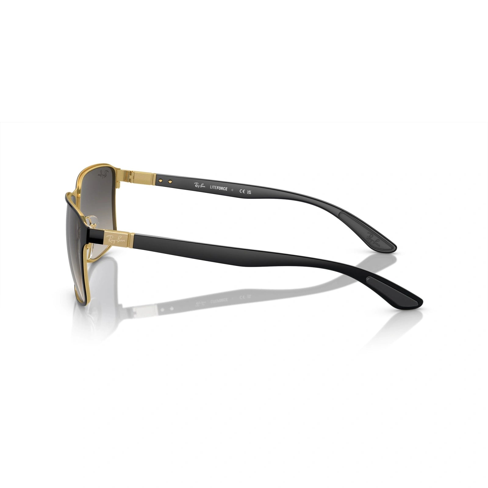 RAY-BAN RB 3721 - 187/11 BLACK ON GOLD | UNISEX SUNGLASSES 