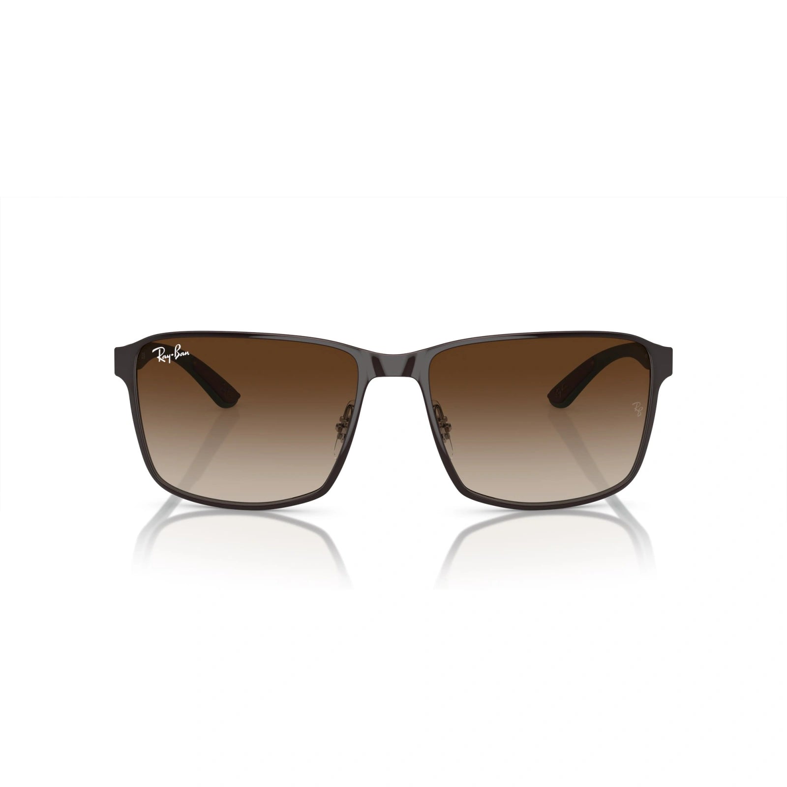 RAY-BAN RB 3721 - 188/13 BROWN ON GUNMETAL | UNISEX SUNGLASSES 