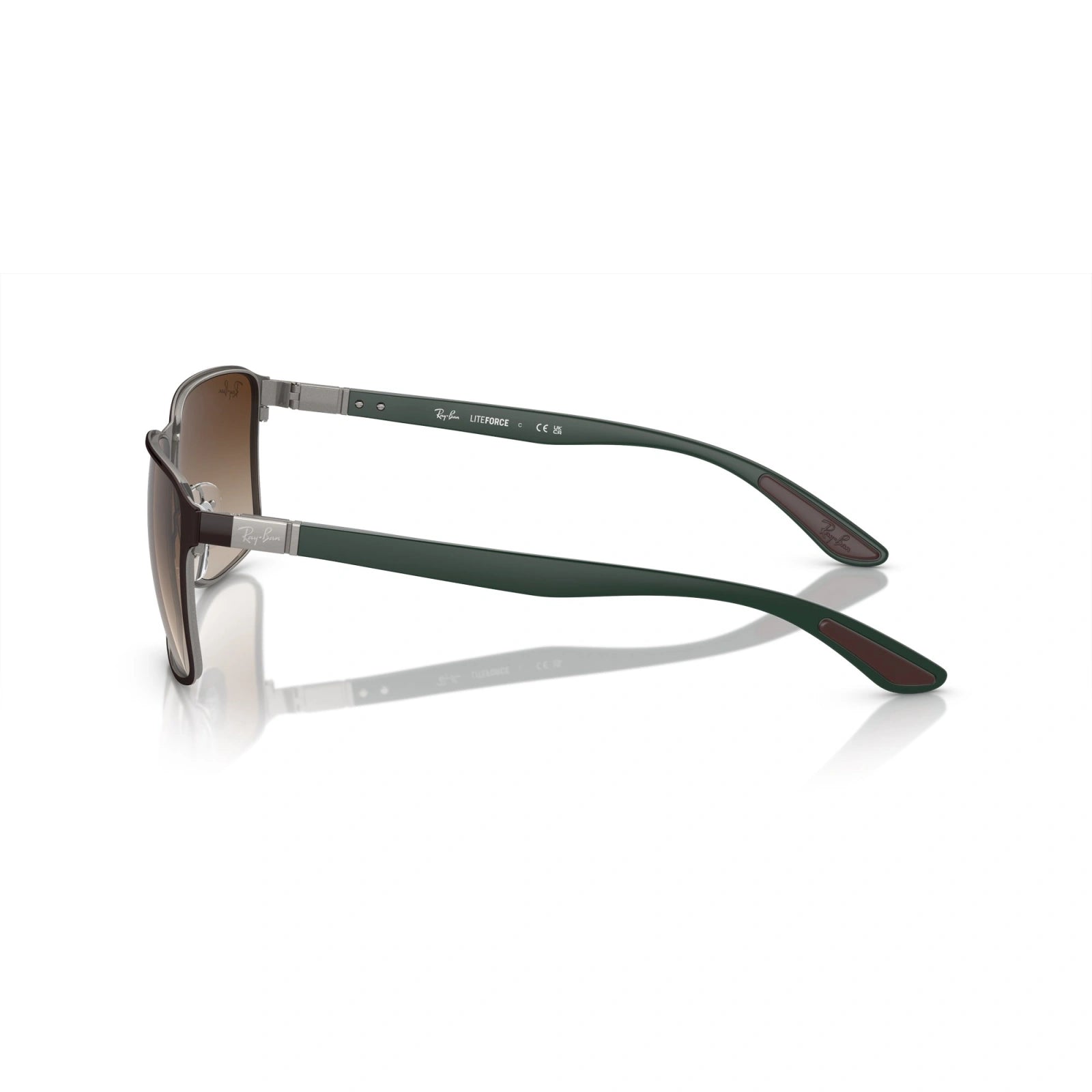 RAY-BAN RB 3721 - 188/13 BROWN ON GUNMETAL | UNISEX SUNGLASSES 