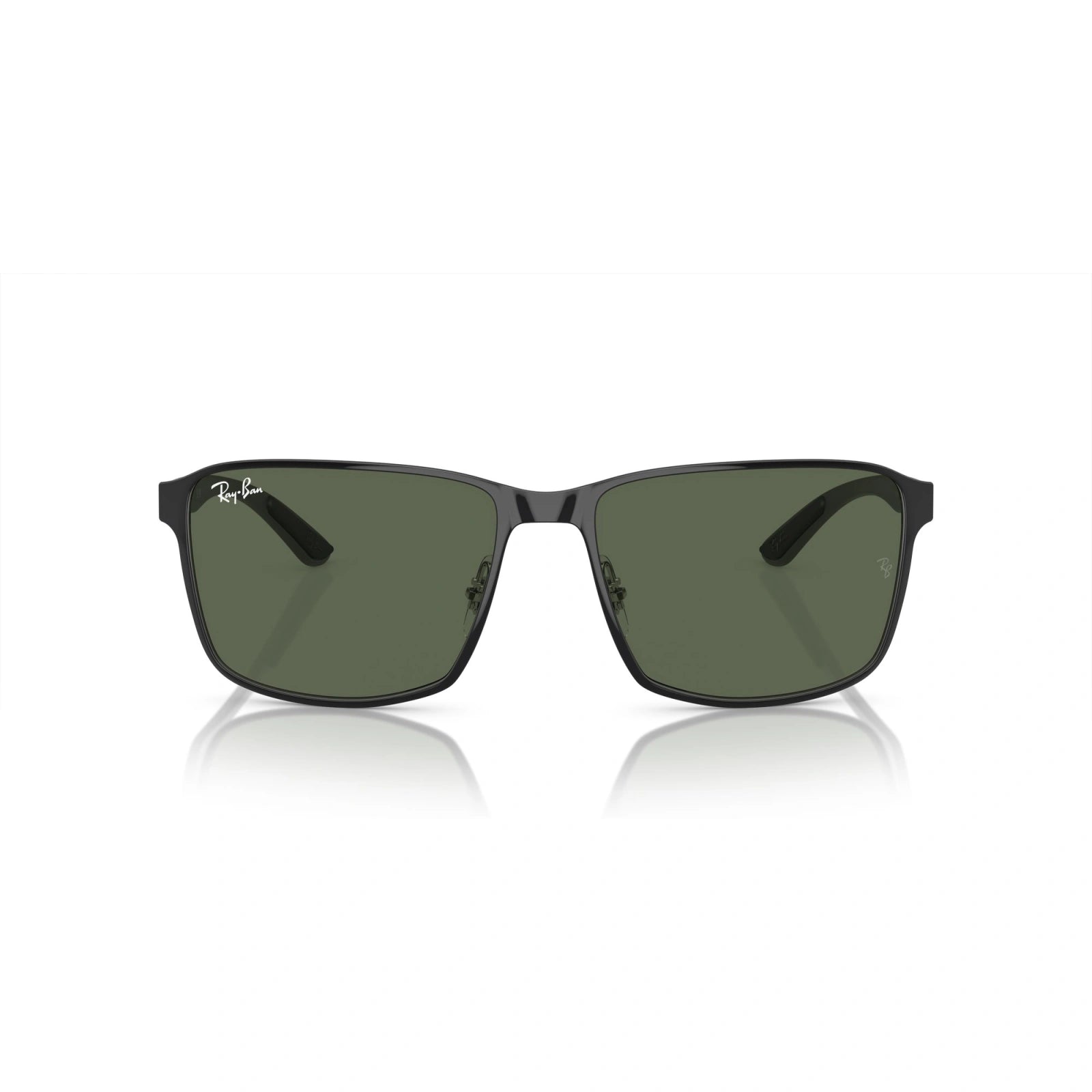 RAY-BAN RB 3721 - 914471 BLACK ON SILVER | UNISEX SUNGLASSES 