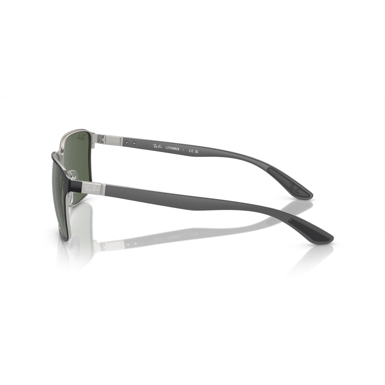 RAY-BAN RB 3721 - 914471 BLACK ON SILVER | UNISEX SUNGLASSES 