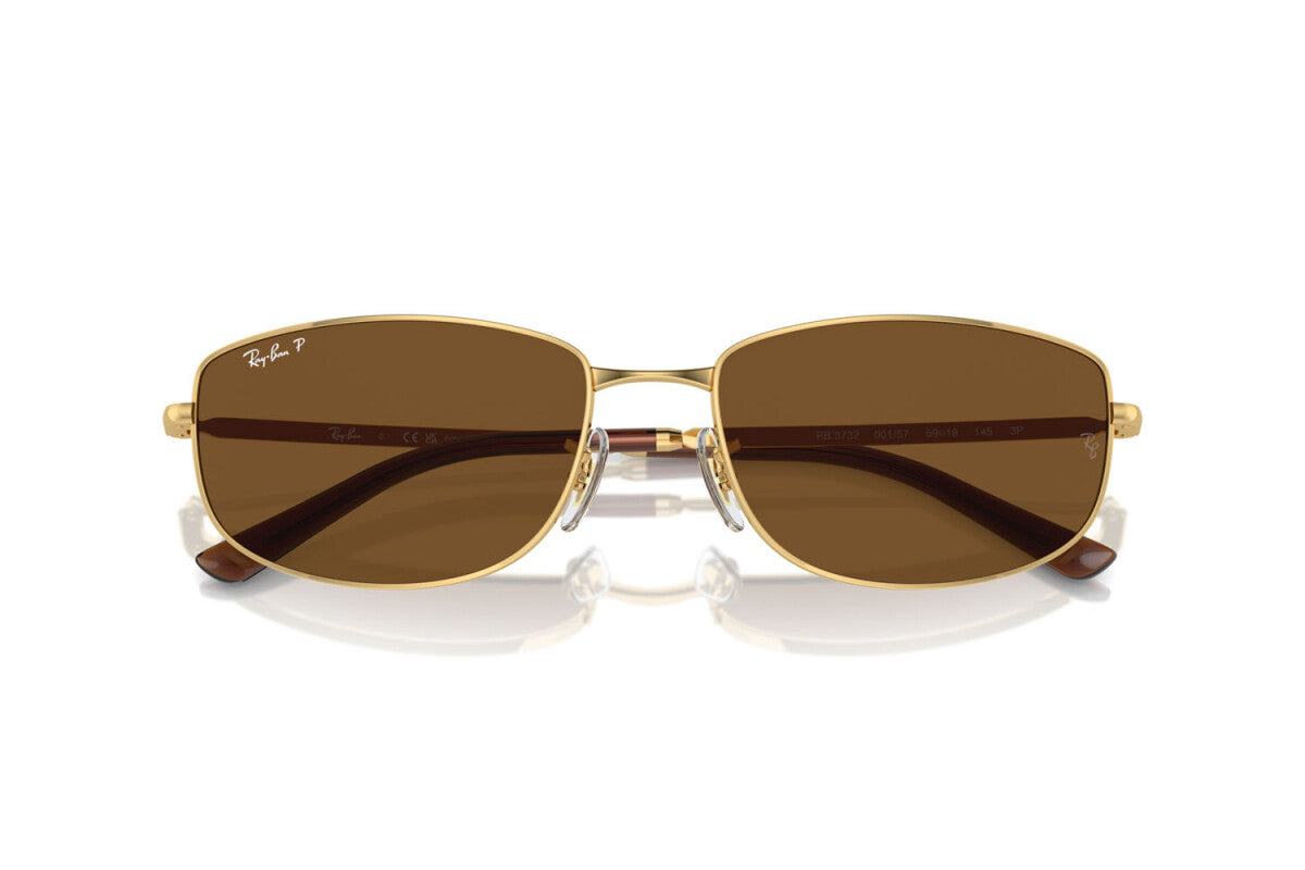 OCCHIALE DA SOLE UNISEX RAY-BAN RB 3732 (001/57) TAGLIA 56/18/145