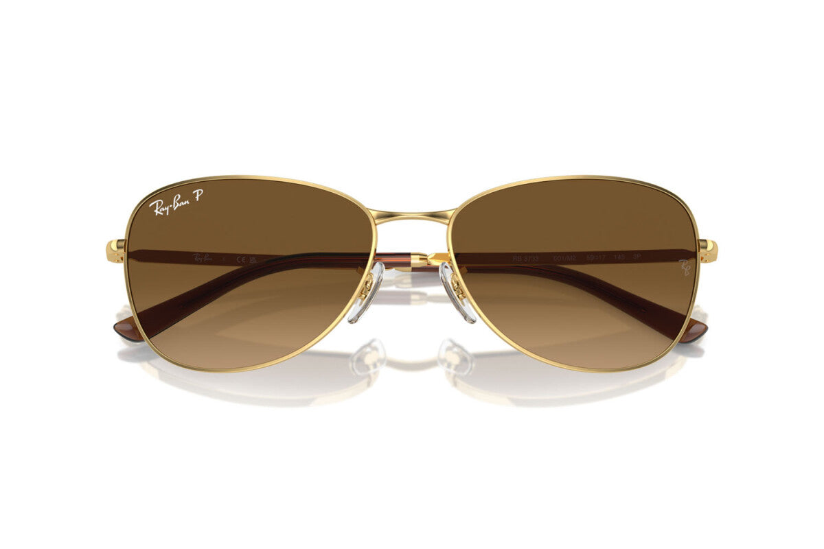 OCCHIALE DA SOLE UNISEX RAY-BAN RB 3733 (001/M2) TAGLIA 56/17/145