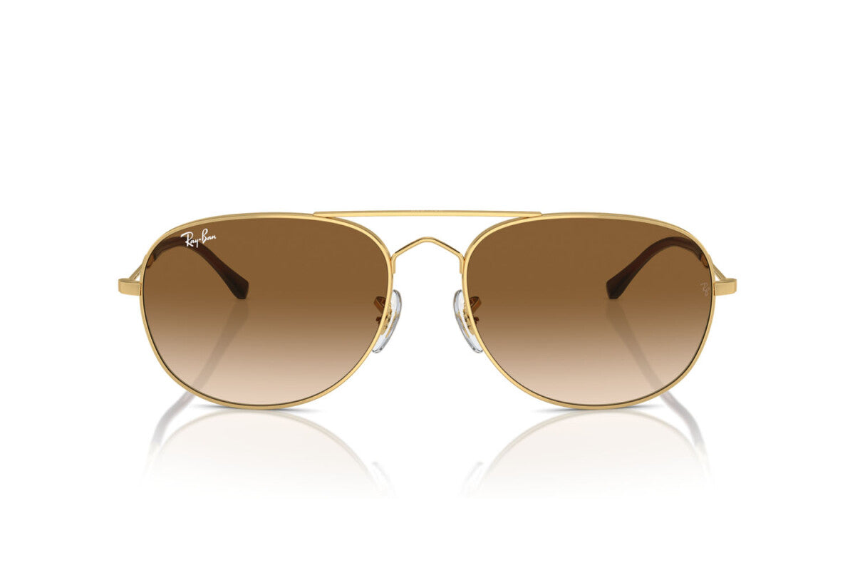 OCCHIALE DA SOLE UNISEX RAY-BAN BAIN BRIDGE RB 3735 (001/51) TAGLIA 60/17/145