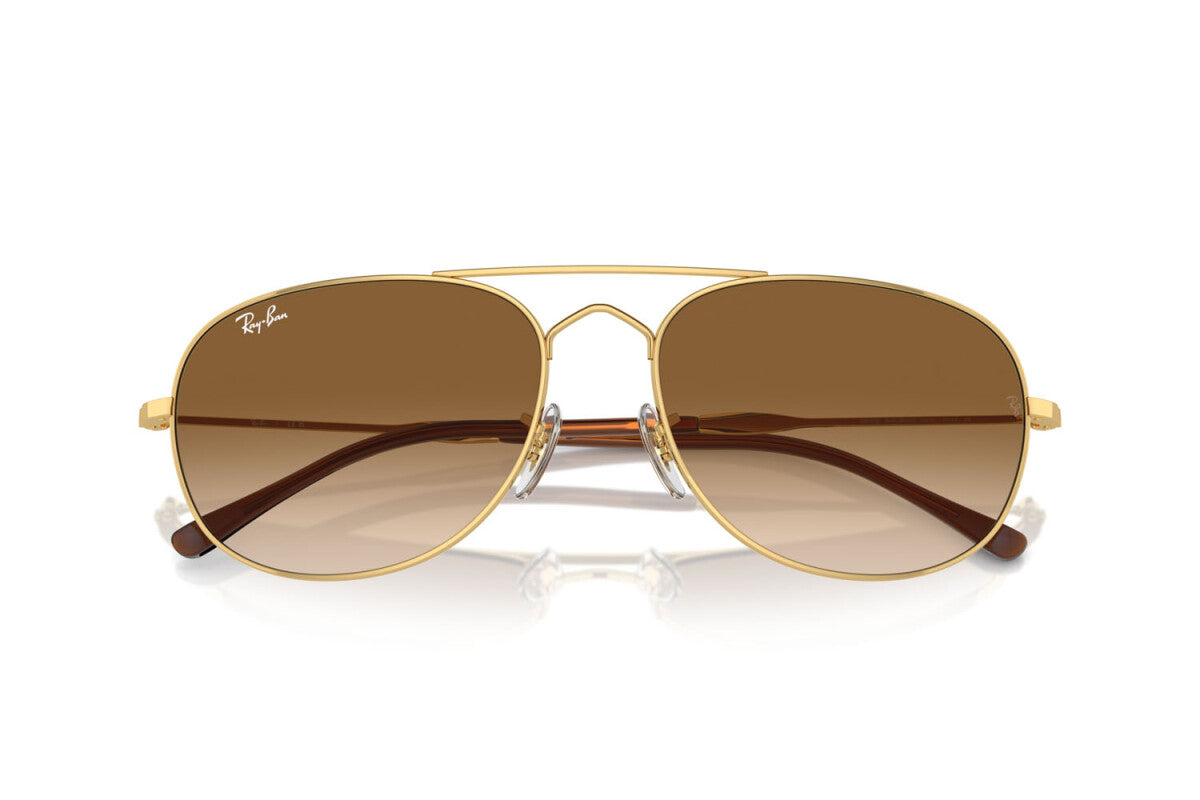 OCCHIALE DA SOLE UNISEX RAY-BAN BAIN BRIDGE RB 3735 (001/51) TAGLIA 57/17/140