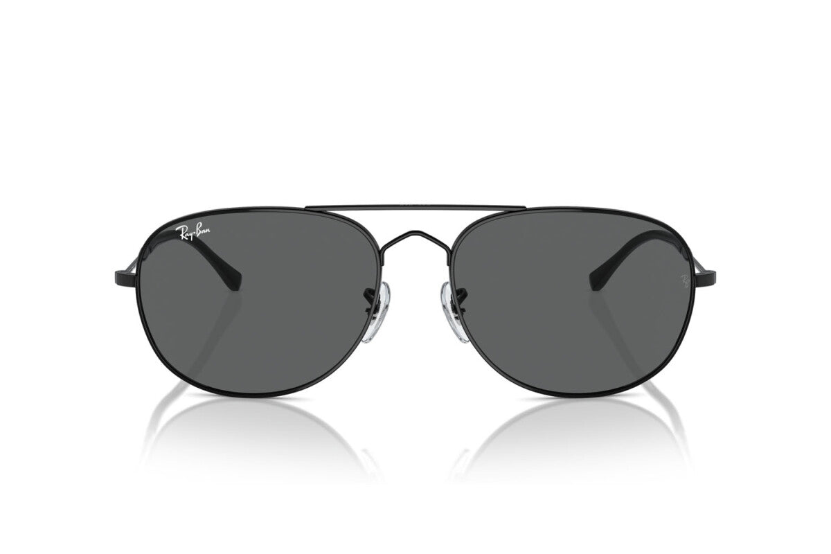OCCHIALE DA SOLE UNISEX RAY-BAN BAIN BRIDGE RB 3735 (002/B1) TAGLIA 57/17/140