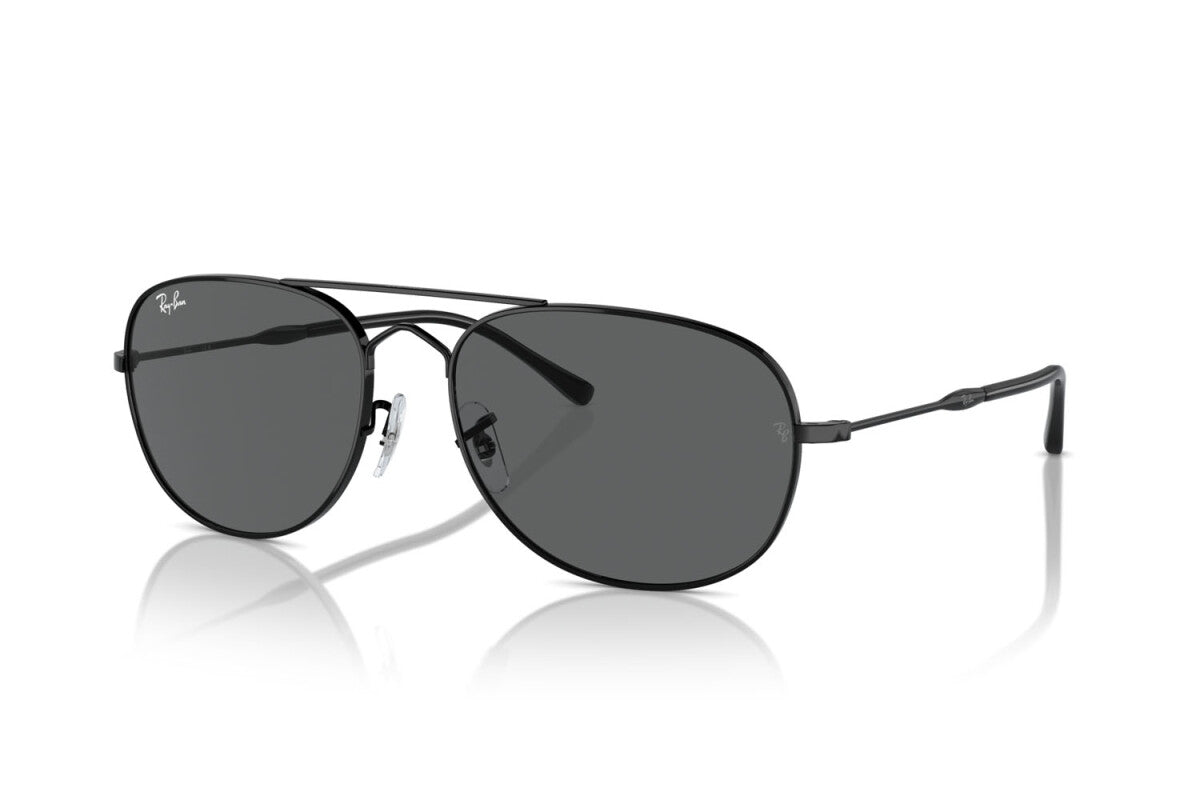 OCCHIALE DA SOLE UNISEX RAY-BAN BAIN BRIDGE RB 3735 (002/B1) TAGLIA 57/17/140