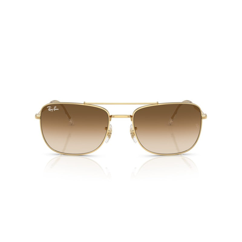 OCCHIALE DA SOLE UNISEX | RAY-BAN RB 3755 - 001/51 ARISTA GOLD - CALIBRO 59