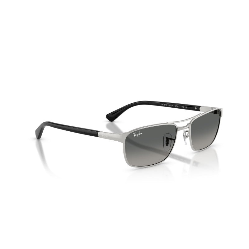 OCCHIALE DA SOLE UNISEX | RAY-BAN RB 3778 - 003/71 ARGENTO - CALIBRO 57