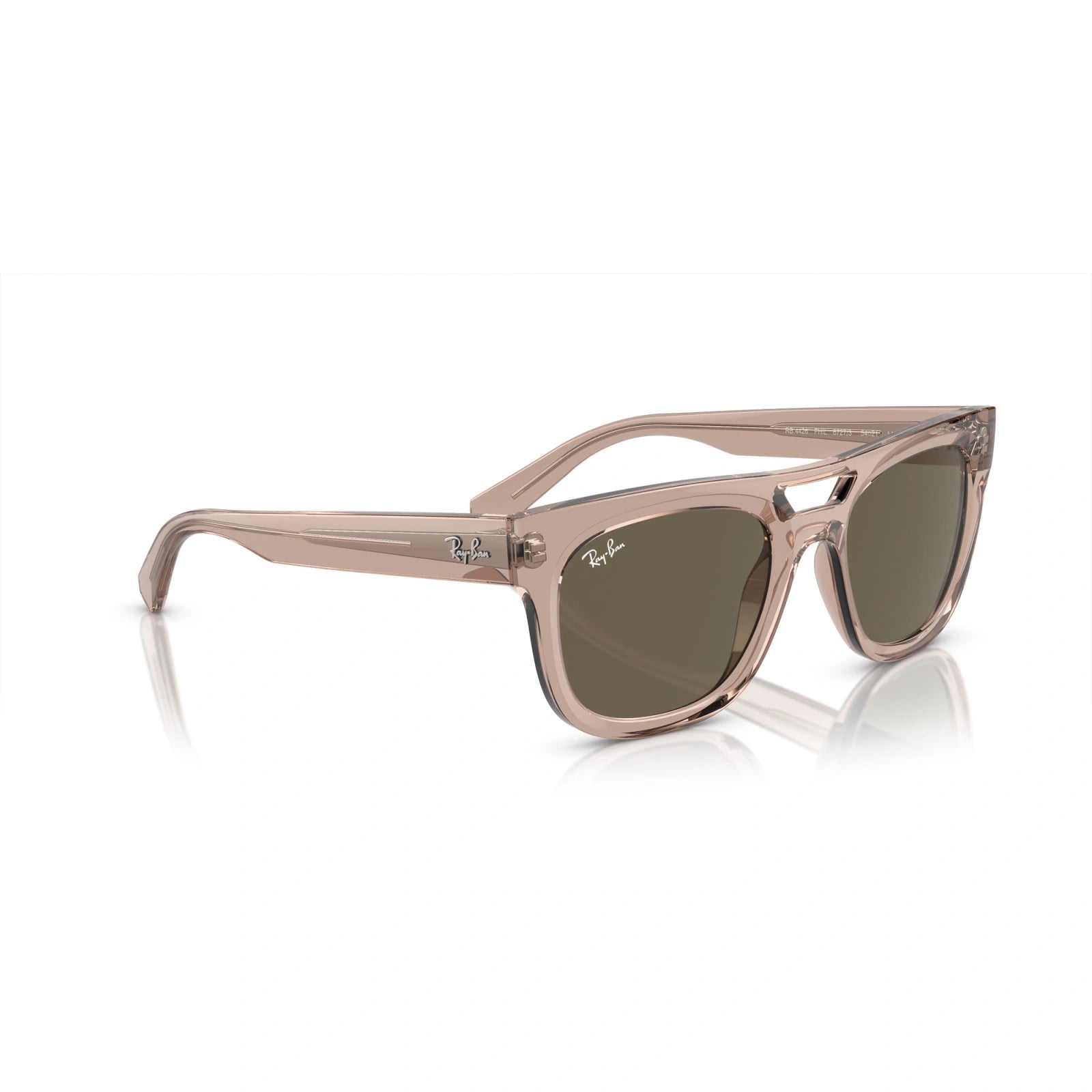 RAY-BAN RB 4426 PHIL 6727/3 MARRONE CHIARO TRASPARENTE | OCCHIALE DA SOLE UNISEX