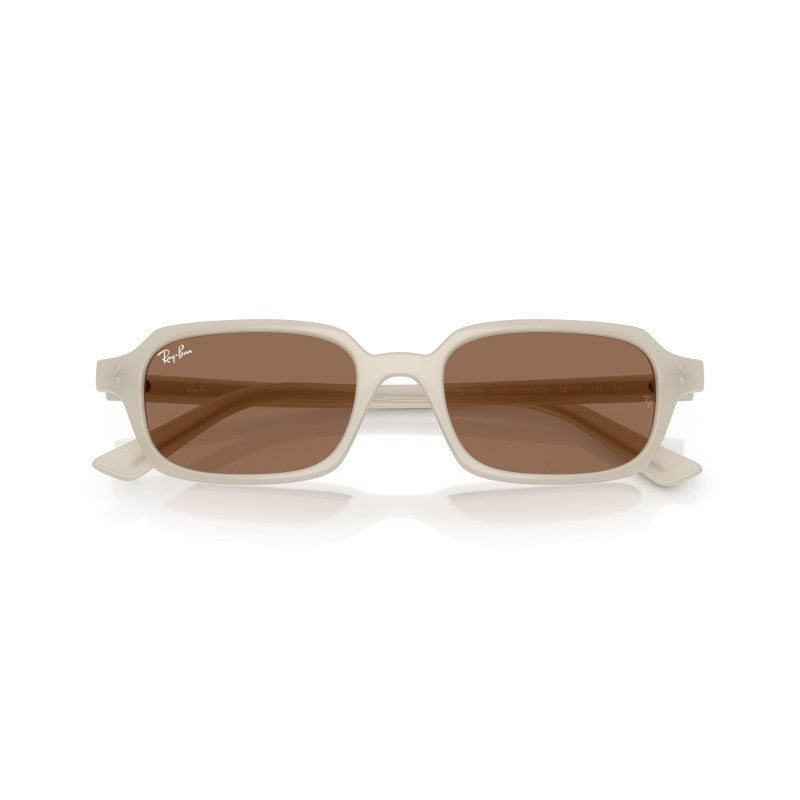 OCCHIALE DA SOLE UNISEX | RAY-BAN RB 4455 - ZURI 680873 BIANCO CALDO NUVOLOSO - CALIBRO 52