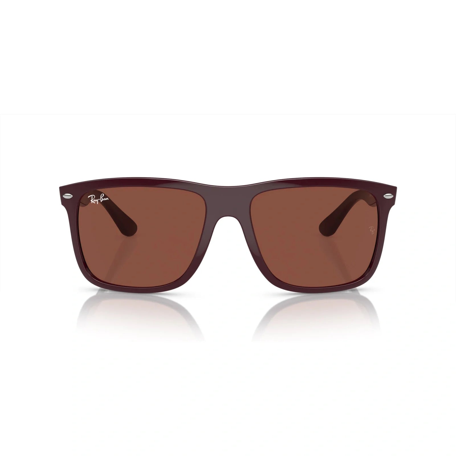 RAY-BAN RB 4547 BOYFRIEND TWO 6718C5 BORDEAUX | OCCHIALE DA SOLE UNISEX CALIBRO 60