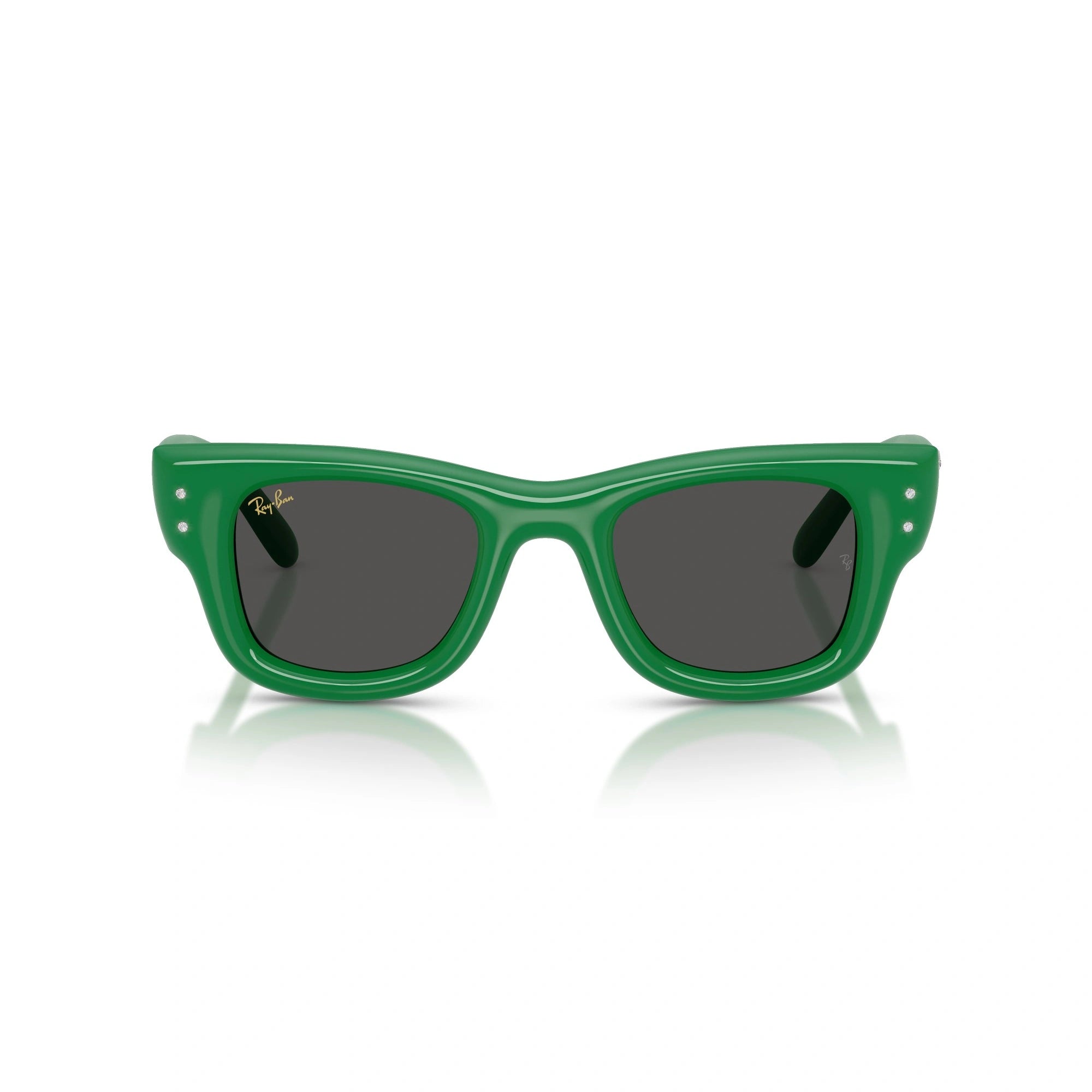 OCCHIALE DA SOLE UNISEX RAY-BAN RB 4940B - WAYFARER PUFFER 685987 VERDE E STRASS - TAGLIA 47