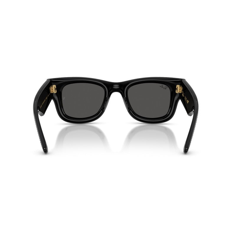 OCCHIALE DA SOLE UNISEX | RAY-BAN RB 4940BP - WAYFARER PUFFER 686587 PAVÉ NERO E STRASS - CALIBRO 47