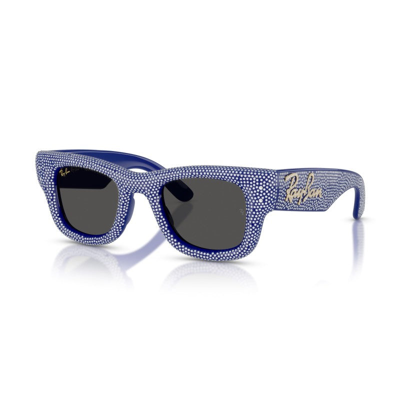 OCCHIALE DA SOLE UNISEX | RAY-BAN RB 4940BP - WAYFARER PUFFER 686787 PAVÉ BLU E STRASS - CALIBRO 47
