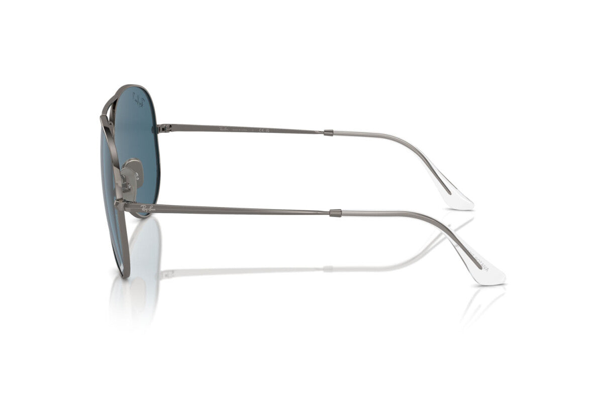 OCCHIALE DA SOLE UNISEX RAY-BAN AVIATOR TITANIUM RB 8089 (165/S2) TAGLIA 58/14/140