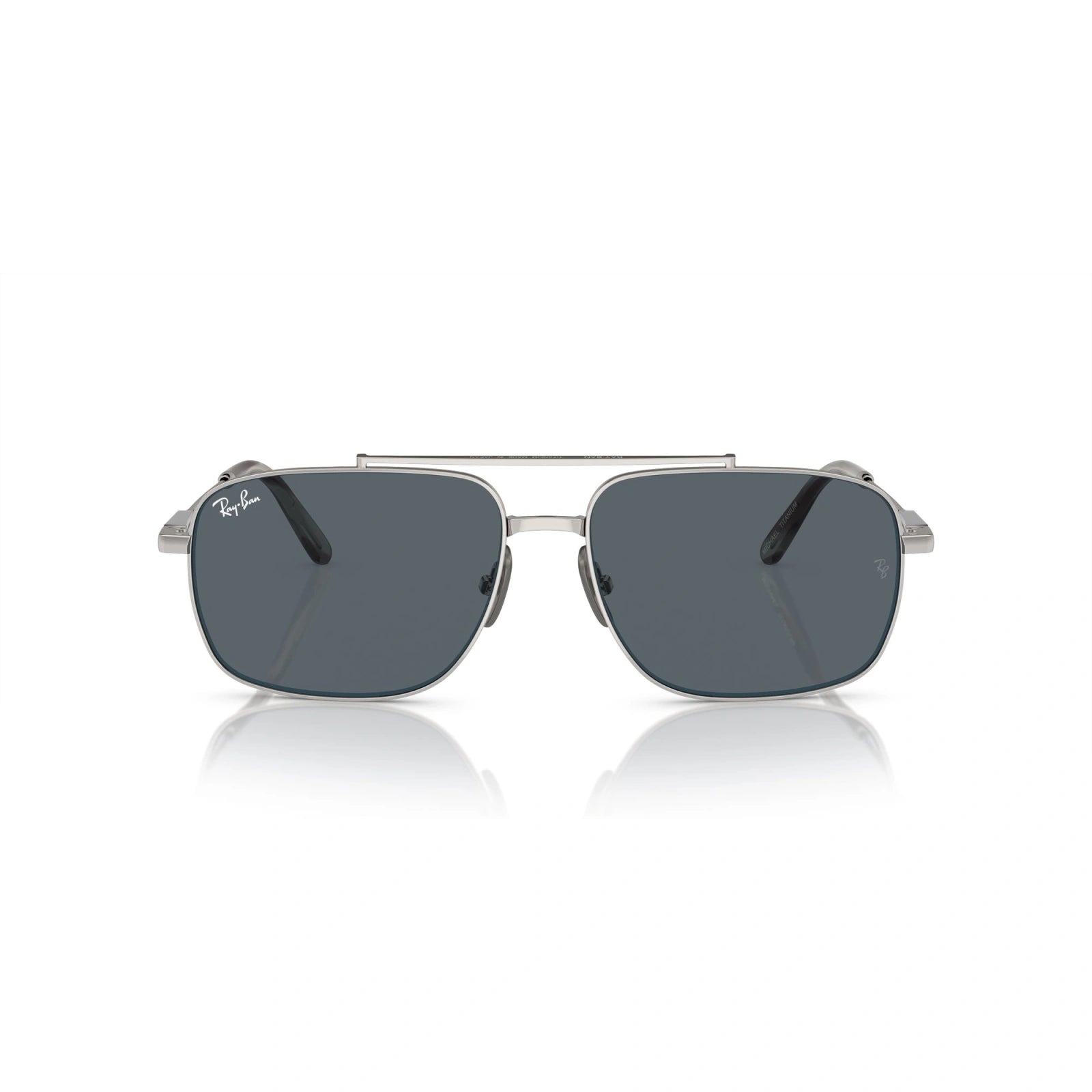RAY-BAN RB 8096 MICHAEL TITANIUM 9209R5 SILVER | UNISEX SUNGLASSES 