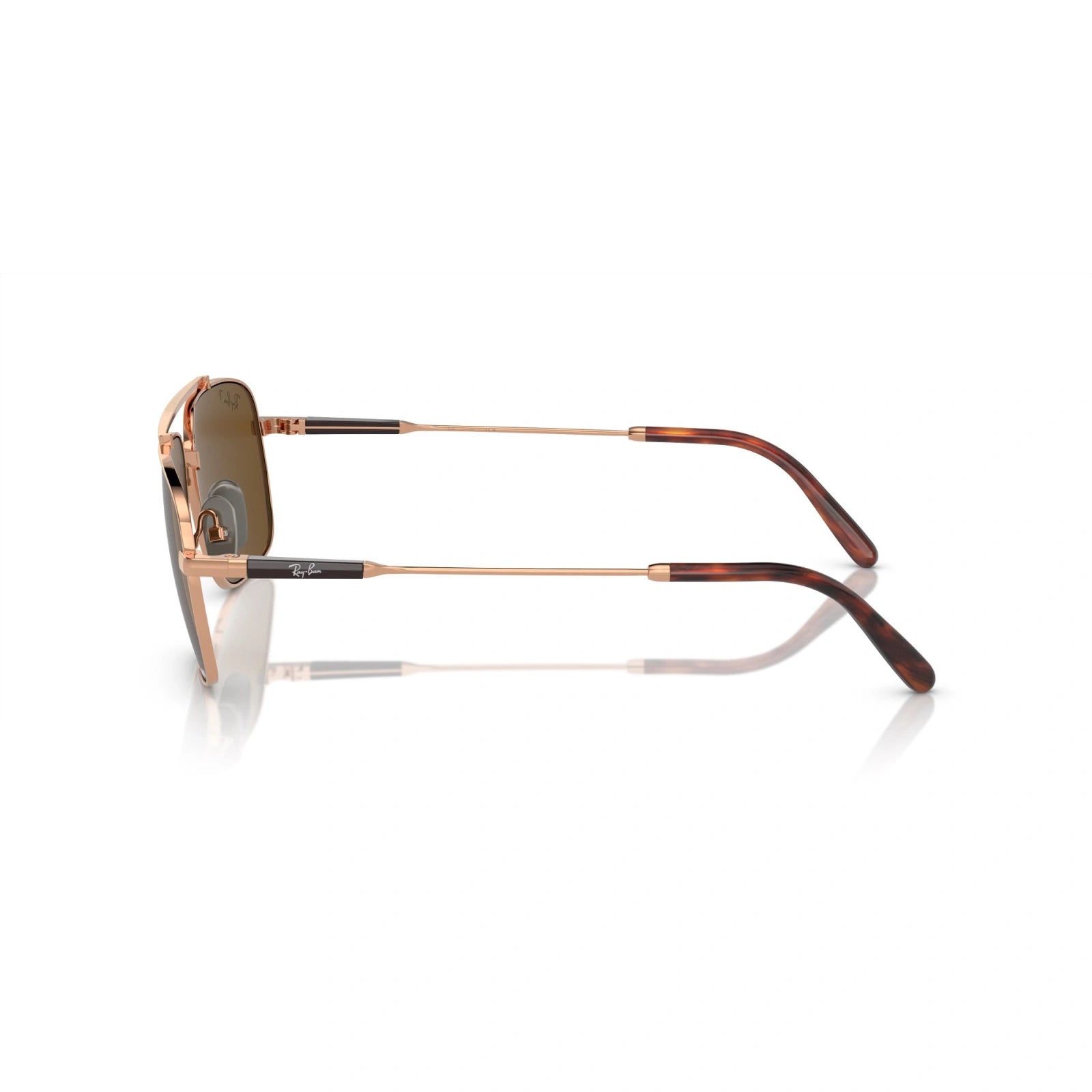 RAY-BAN RB 8096 MICHAEL TITANIUM 9266AN MARRONE CHIARO | OCCHIALE DA SOLE UNISEX