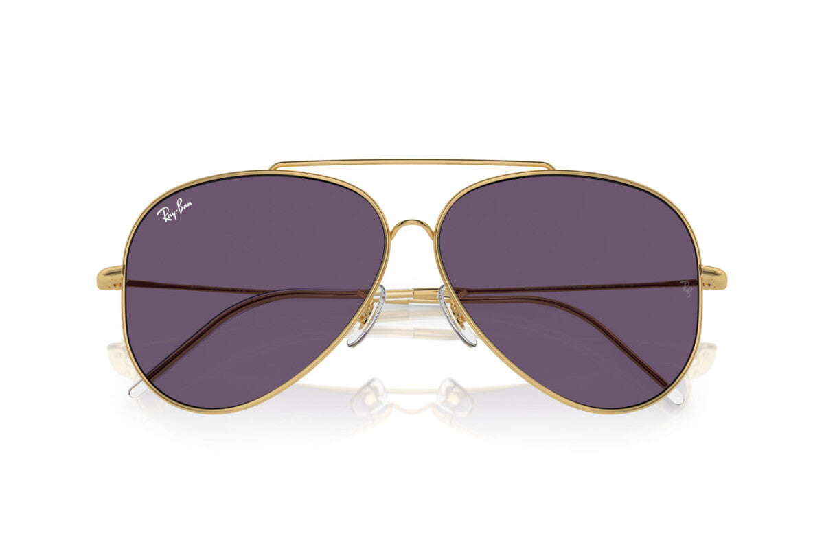 OCCHIALE DA SOLE UNISEX RAY-BAN AVIATOR REVERSE RB R0101S (001/1A) TAGLIA 59/11/140