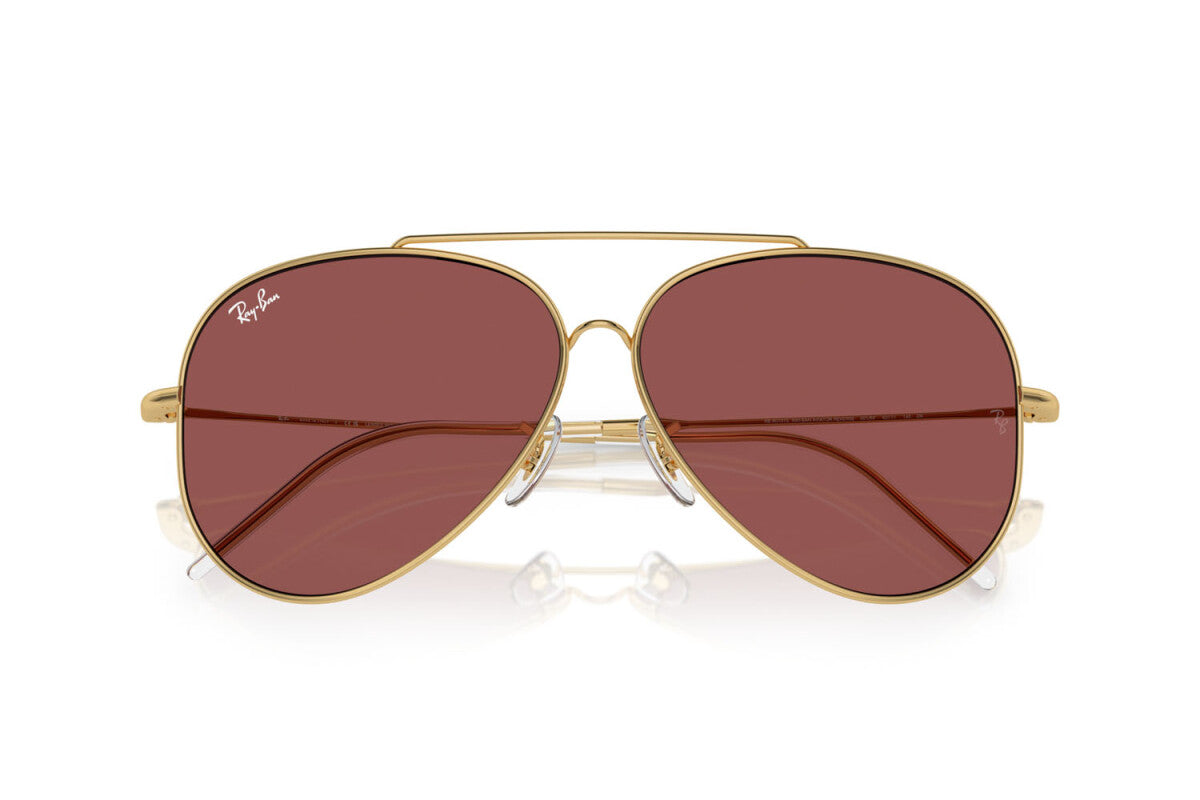 OCCHIALE DA SOLE UNISEX RAY-BAN AVIATOR REVERSE RB R0101S (001/69) TAGLIA 62/11/145