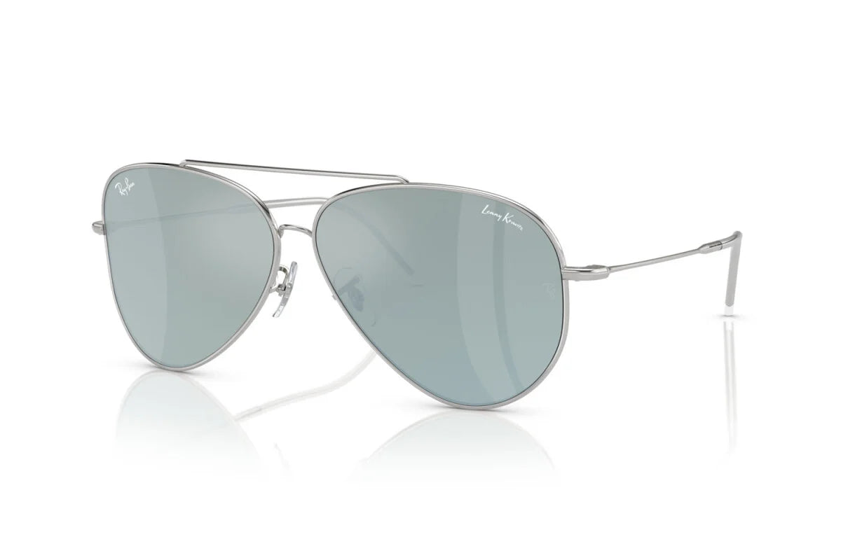 OCCHIALE DA SOLE UNISEX RAY-BAN AVIATOR REVERSE LENNY KRAVITZ RB R0101S (003/30) TAGLIA 62/11/145