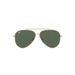 RAY-BAN RB R0101S AVIATOR REVERSE 001/VR GOLD | UNISEX CALIBER 62 SUNGLASSES 