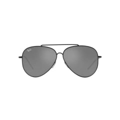 RAY-BAN RB R0101S AVIATOR REVERSE 002/GS BLACK | UNISEX CALIBER 59 SUNGLASSES 