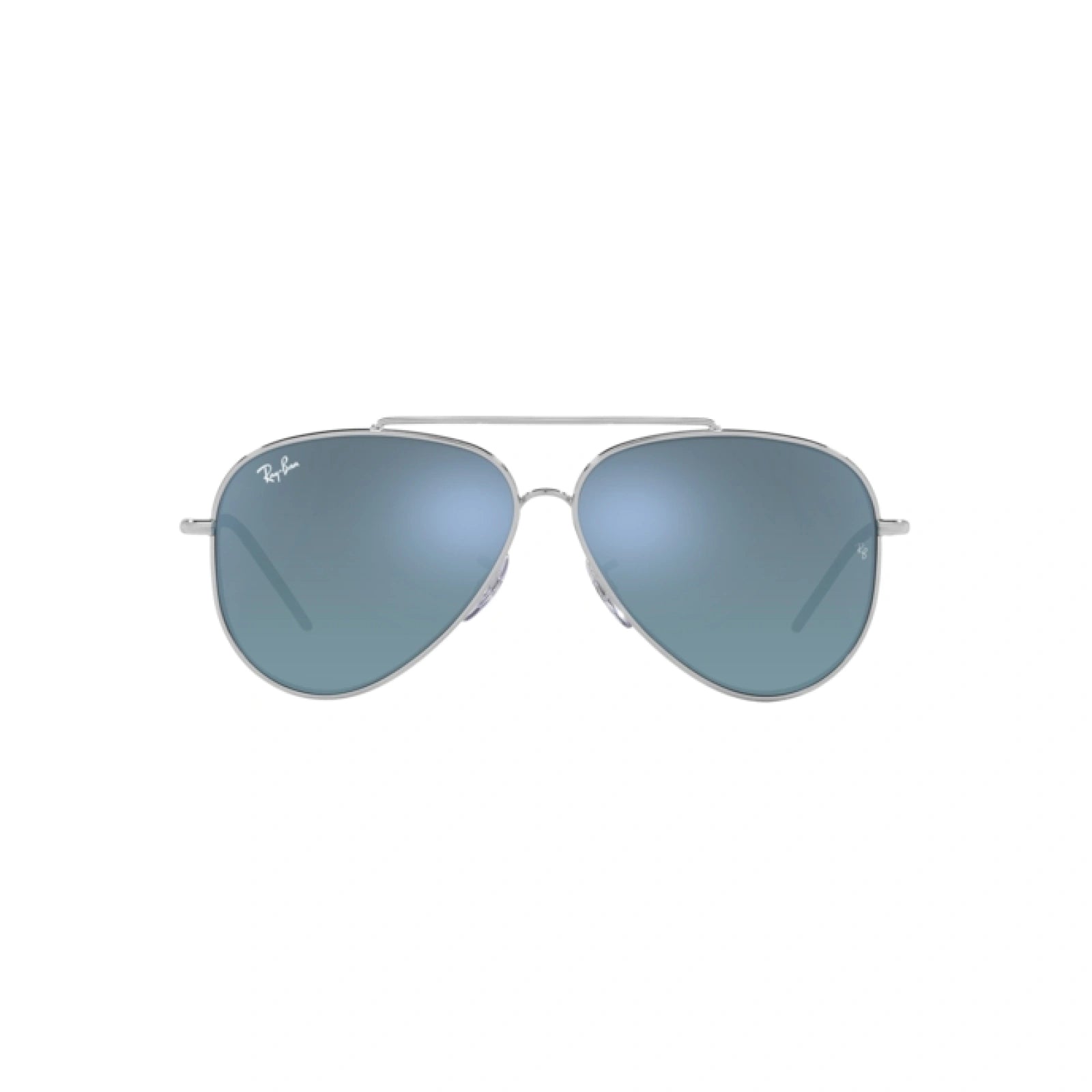 RAY-BAN RB R0101S AVIATOR REVERSE 003/GA ARGENTO | OCCHIALE DA SOLE UNISEX CALIBRO 59