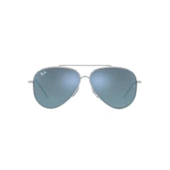 RAY-BAN RB R0101S AVIATOR REVERSE 003/GA SILVER | UNISEX CALIBER 62 SUNGLASSES 