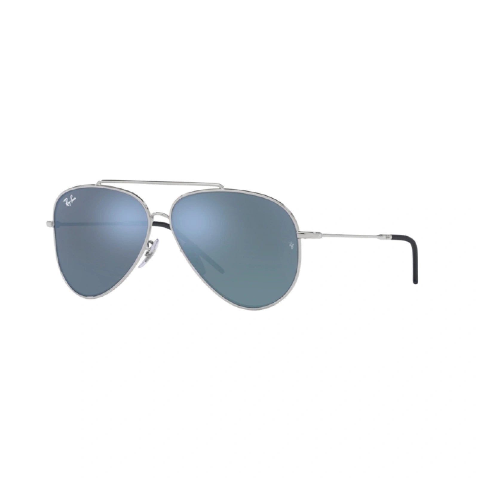 RAY-BAN RB R0101S AVIATOR REVERSE 003/GA ARGENTO | OCCHIALE DA SOLE UNISEX CALIBRO 59