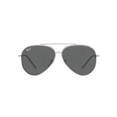 RAY-BAN RB R0101S AVIATOR REVERSE 003/GR SILVER | UNISEX CALIBER 62 SUNGLASSES 