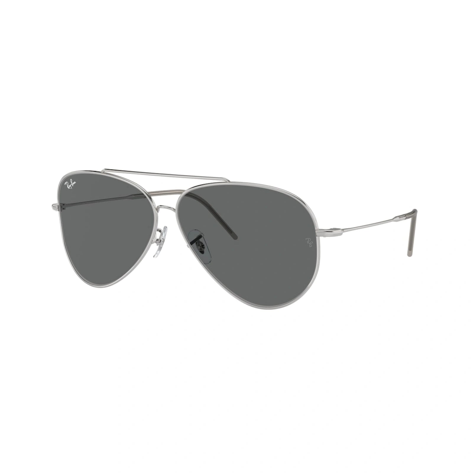 RAY-BAN RB R0101S AVIATOR REVERSE 003/GR ARGENTO | OCCHIALE DA SOLE UNISEX CALIBRO 62