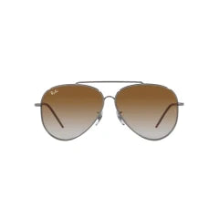 RAY-BAN RB R0101S AVIATOR REVERSE 004/CB GUNMETAL | UNISEX CALIBER 62 SUNGLASSES 