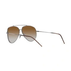 RAY-BAN RB R0101S AVIATOR REVERSE 004/CB GUNMETAL | UNISEX CALIBER 59 SUNGLASSES 